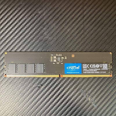 【富士青葉店】中古  Crucial CT16G52C42U5.M8G1(DDR5 PC5-41600 16GB) 183231 