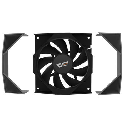 darkFlash  DM18R DM18R-B-HQ (120mm ブラック ARGB リバースファン) 