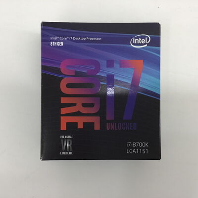 【福山ココローズ店】中古  INTEL Core i7 8700K (1151/3.70GHz/12M/C6/T12) 136197 