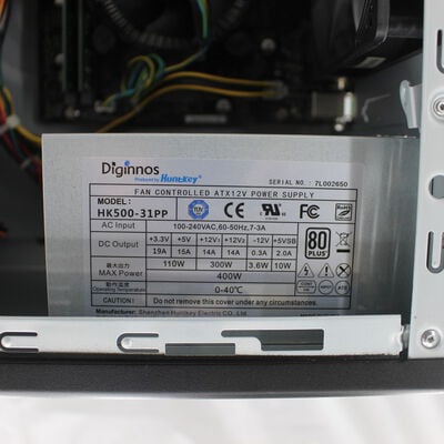 【通販センター】中古  THIRDWAVE Magnate EM041(Intel Core i5 8400/16GB DDR4 (PC4)/SSD500GB/DVDマルチ/オンボード/W11H64 MAR) 195898 