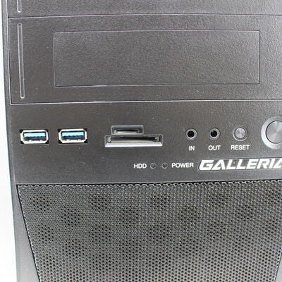【通販センター】中古  THIRDWAVE GALLERIA KT(Intel Core i7 8700/16GB DDR4 (PC4)/SSD1TB/BD-RE/NVIDIA GeForce GTX 1060 6GB/W11H64 MAR) 199935 