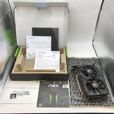 【なんば店】中古  ZOTAC ZT-T16620F-10L (GTX1660 SUPER Twin Fan) 141210 