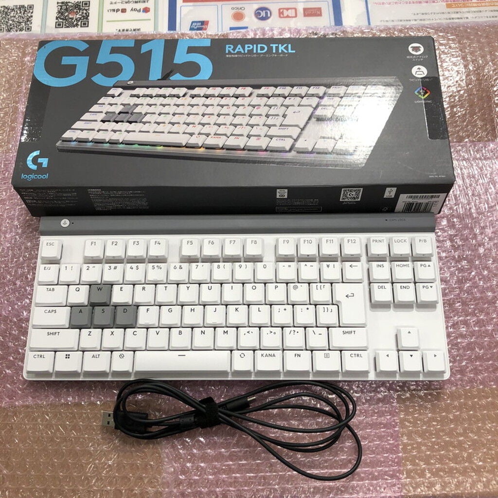 中古 Logicool G515 RAPID TKL G515-TKL-RTWH 5160000784 （330760