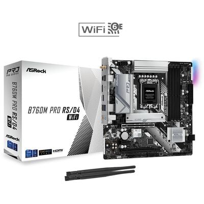 ASRock  B760M Pro RS/D4 WiFi (B760 1700 MicroATX) ドスパラ限定モデル 