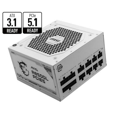 MSI  MAG A850GL PCIE5 WHITE (850W) 