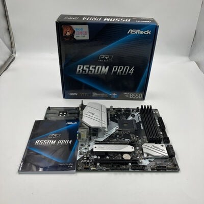 【なんば店】中古  ASRock B550M Pro4 (B550 AM4 mATX DDR4) 142938 