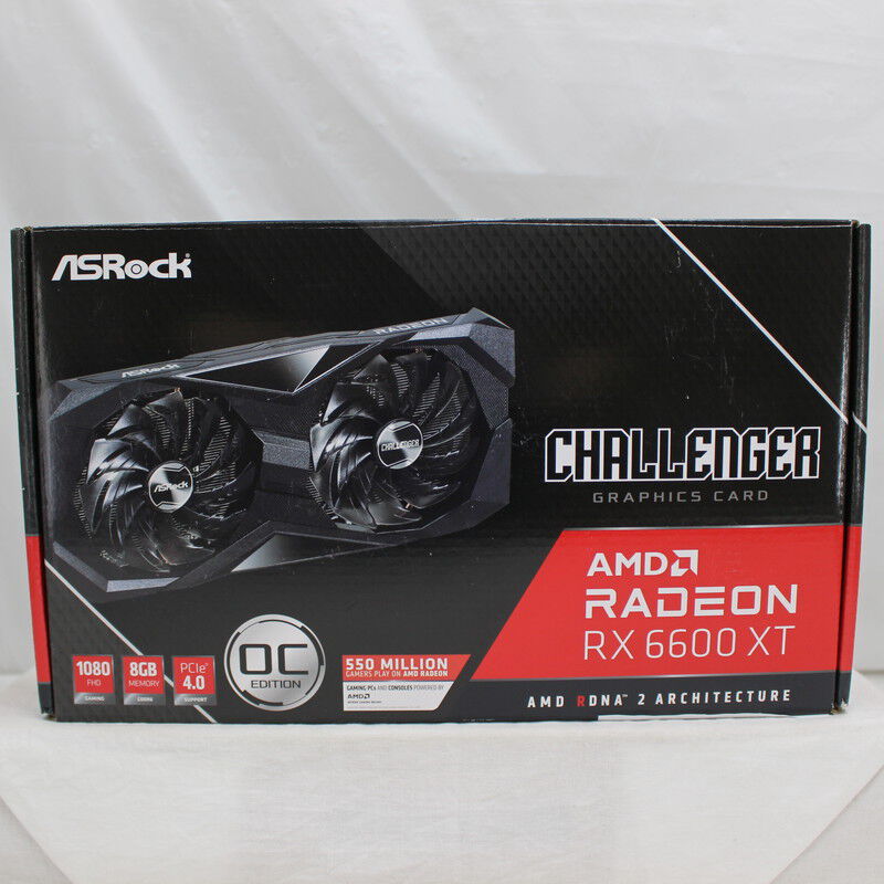 中古 ASRock Radeon RX6600XT Challenger D 8GB OC (RX6600XT 8GB