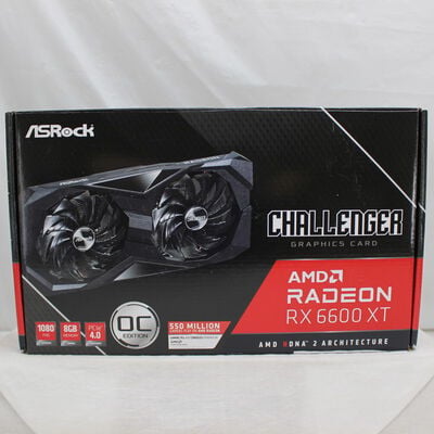 【通販センター】中古  ASRock Radeon RX6600XT Challenger D 8GB OC (RX6600XT 8GB) 146746 