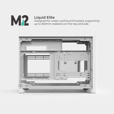 MONTECH  TEN White (MicroATX ホワイト) 
