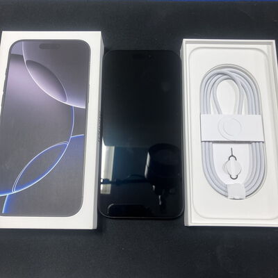 【大宮店】中古  【国内版SIMフリー】Apple iPhone16 Pro Max 512GB ブラックチタニウム MYWL3J/A 170359 
