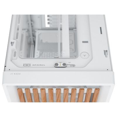 Corsair  FRAME 4000D WOOD RS White&Oak CC-9011341-WW (E-ATX ガラス ホワイト&オーク) 