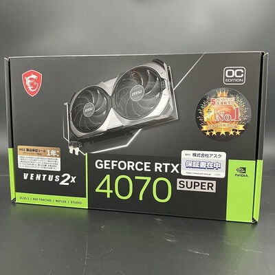 【大須店】中古  MSI GeForce RTX 4070 SUPER 12G VENTUS 2X OC (RTX4070 SUPER 12GB) 163393 