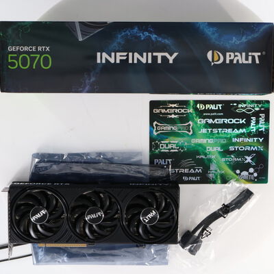【秋葉原本店】中古  Palit NE75070019K9-GB2050S (RTX5070 12GB Infinity 3) 188943 