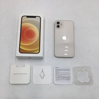 【白山FM松任店】中古  【au】Apple iPhone12 6.1インチ 64GB (ホワイト) MGHP3J/A 143766 