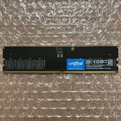 【宮崎恒久店】中古  Crucial CT32G52C42U5.M16G1(DDR5 PC5-41600 32GB) 1460026052 