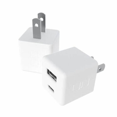 CIO  PD20W対応 2ポート（USB C + USB A）超小型USB充電器 【急速充電器・スマホ・iPhone12・iPhone13 Pro Max mini・Android・PD・QuickCharge3.0対応】