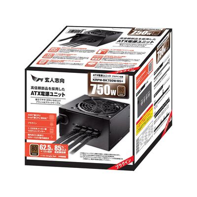 玄人志向  KRPW-BK750W/85+ (750W) 