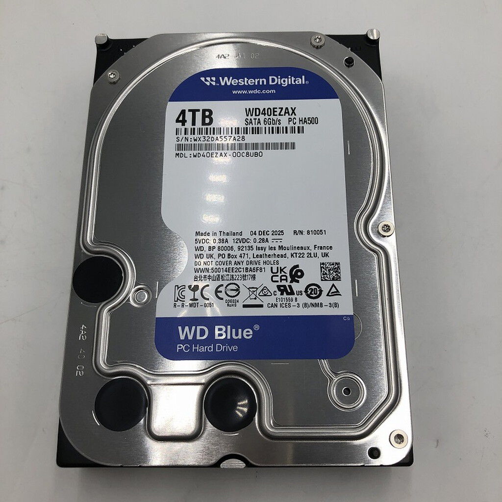【デスクトップ用3.5インチ】4TB HDD 中古 各社 3.5インチ HDD 4TB SATA （デスクトップ用） 121852