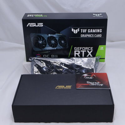 【通販センター】中古  ASUS TUF-RTX3060TI-O8G-GAMING（RTX3060Ti 8GB） 3480041664 