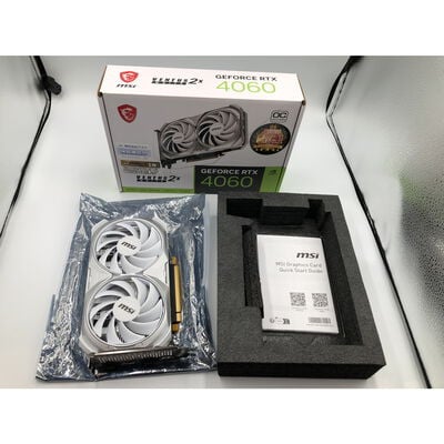 【水戸赤塚店】中古  MSI GeForce RTX 4060 VENTUS 2X WHITE 8G OC 4680002329 