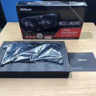 【甲府飯田店】中古  ASRock Radeon RX6600XT Challenger D 8GB OC (RX6600XT 8GB) 146746 