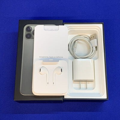 【横浜駅前店】中古  【SIMロック解除済み】【au】 Apple iPhone11 Pro 256GB (ミッドナイトグリーン) MWCC2J/A 155442 