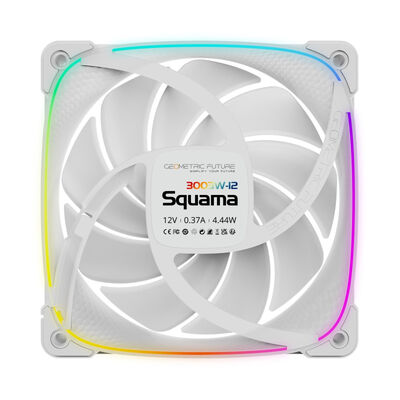 Geometric Future  Squama 3003-12 White 1pack GF-SQ-3003W-12-1P (120mm ARGB ホワイト) 
