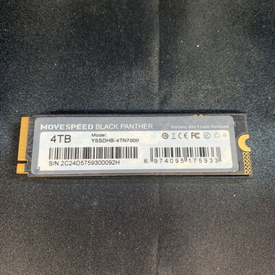 【横浜駅前店】中古  各社 M.2 SSD NVMe 4TB (M.2 NVMe Gen4 2280) 197764 