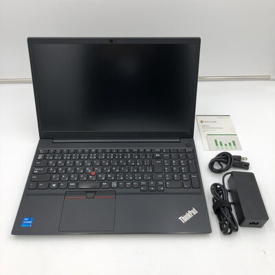 【福井日之出店】中古  LENOVO E15 Gen2 MSO 指紋認証無し (Intel Core i5 1135G7 2.4GHz/8GB/SSD256GB/-/オンボード/15.6/1920x1080/GbE/Wi-Fi/WEBCAM/W11P/Microsoft Office Home and Business 2024) 188572 
