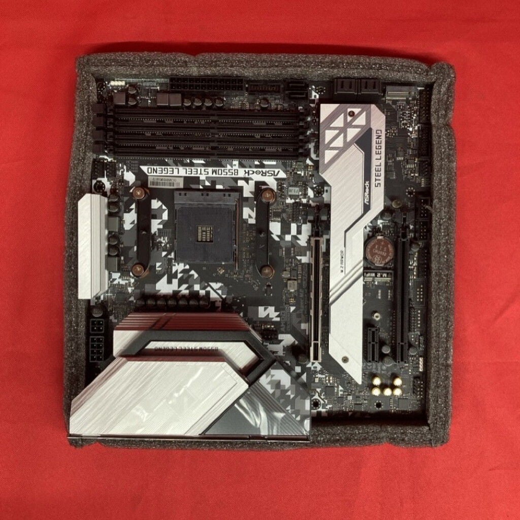 中古 ASRock B550M Steel Legend (B550 AM4 mATX DDR4) 142939