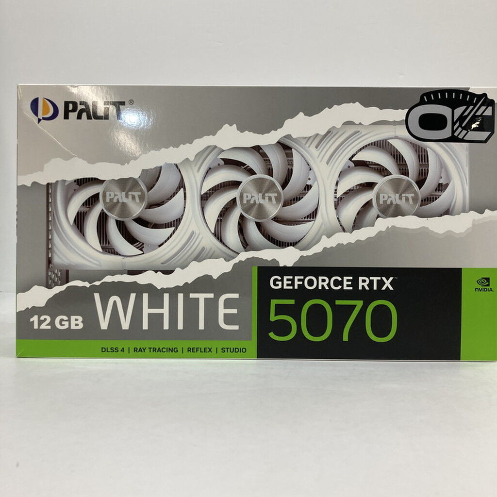 中古 Palit NE75070U19K9-GB2050W (RTX5070 12GB WHITE OC) 188946