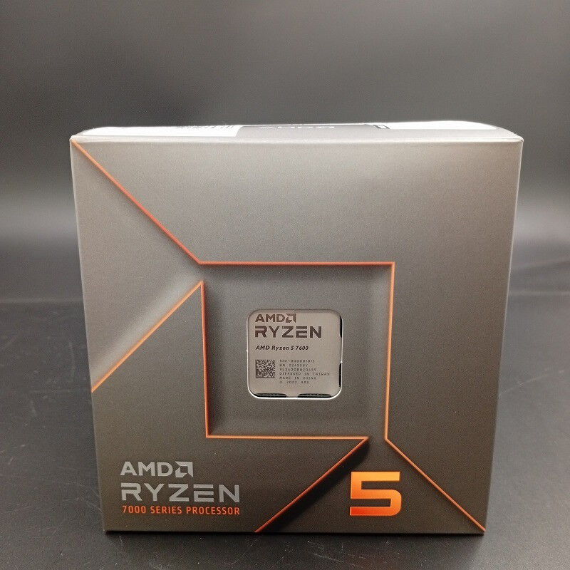 中古 AMD Ryzen 5 7600 (AM5/3.8GHz/38M/C6/T12/65W) 154484