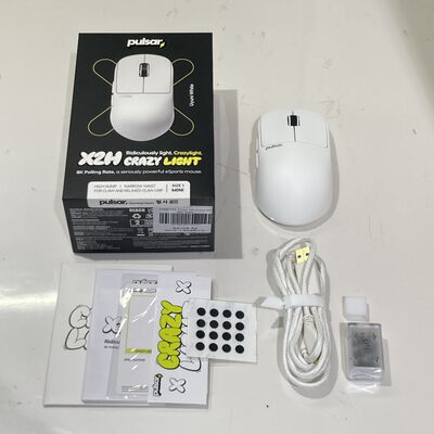 【浦添城間店(沖縄)】中古  Pulsar X2H CrazyLight Mini Gaming Mouse PX2HCL102 [Uyuni White] 4780001643 