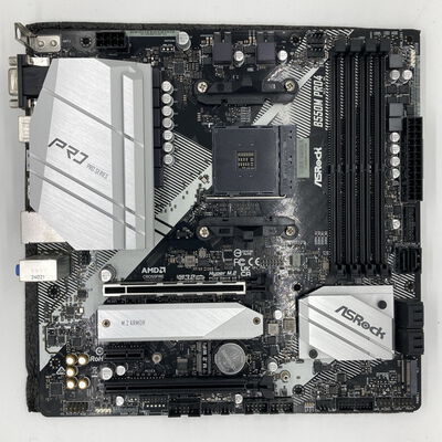 【八王子店】中古  ASRock B550M Pro4 (B550 AM4 mATX DDR4) 142938 