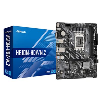 ASRock  H610M-HDV/M.2 (H610 1700 MicroATX) 