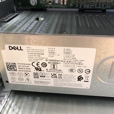 【甲府飯田店】中古  DELL inspiron 3910(i5 12400/8GB/SSD256GB/HDD1TB/W11H) 4720002256 