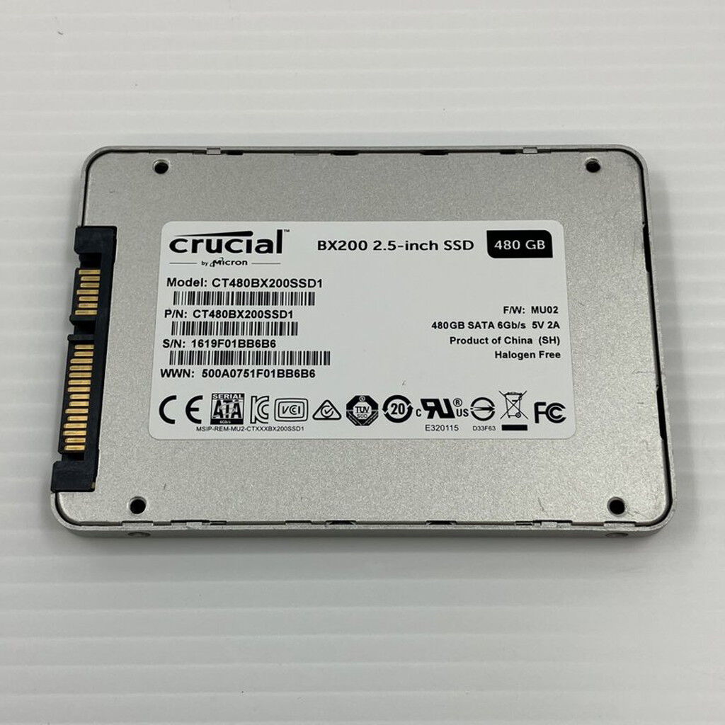中古 各社 2.5インチ SSD 480GB SATA 124395 （328087） ｜ パソコン