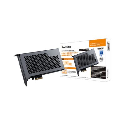 玄人志向  KURO-CPC-4K4C (HDMI入力x4 独立入力対応 キャプチャーボード) 