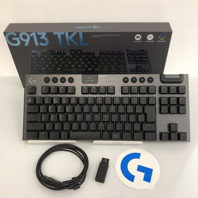 【徳島住吉店】中古  ﾛｼﾞｸｰﾙ G913-TKL-TCBK (無線 RGB ｹﾞｰﾐﾝｸﾞｷｰﾎﾞｰﾄﾞ) 5230000618 