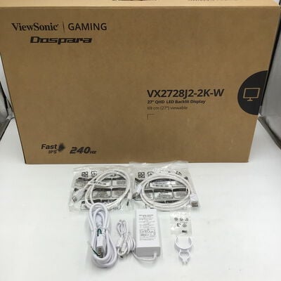 【白山FM松任店】中古  Viewsonic VX2728J2-2K-W-7 (27"W 2H1DP 240Hz WQHD) 4950002025 