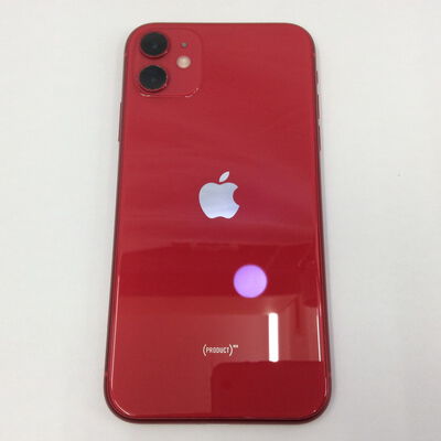 【浜松店】中古  【SIMロック解除済み】【docomo】 Apple iPhone11 64GB (PRODUCT)RED MWLV2J/A 155375 