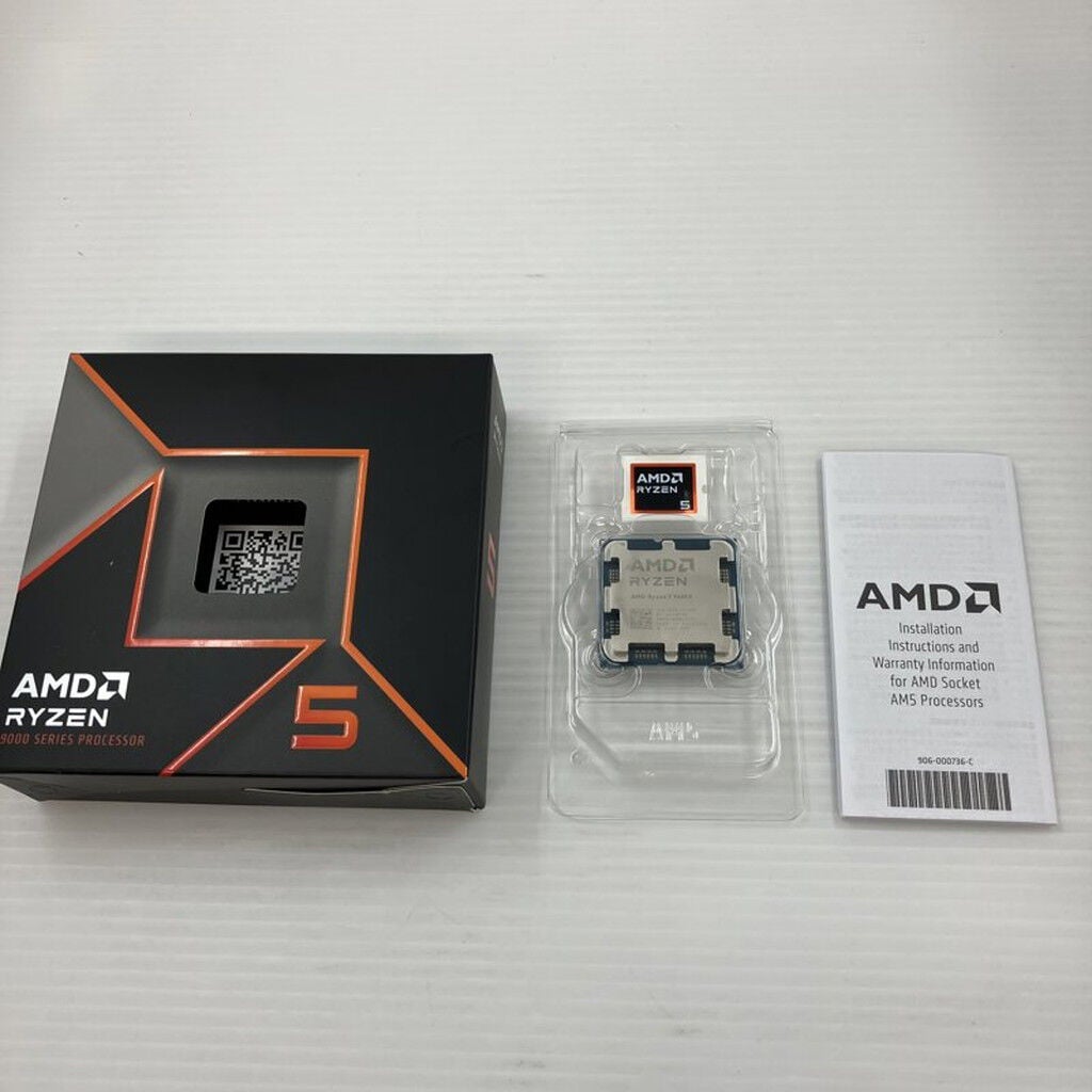 中古 AMD Ryzen 5 9600X (AM5/3.9GHz/38M/C6/T12/65W) 169023 （380303