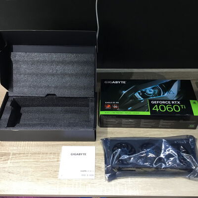 【松山環状枝松店】中古  GIGABYTE GeForce RTX 4060Ti EAGLE OC 8G(RTX4060Ti 8GB) 4560001420 
