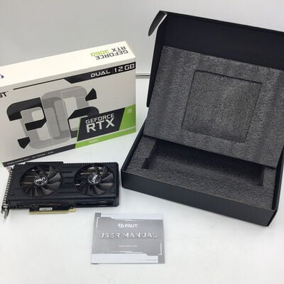【白山FM松任店】中古  Palit NE63060019K9-190AD(RTX3060 Dual 12G) 175511 