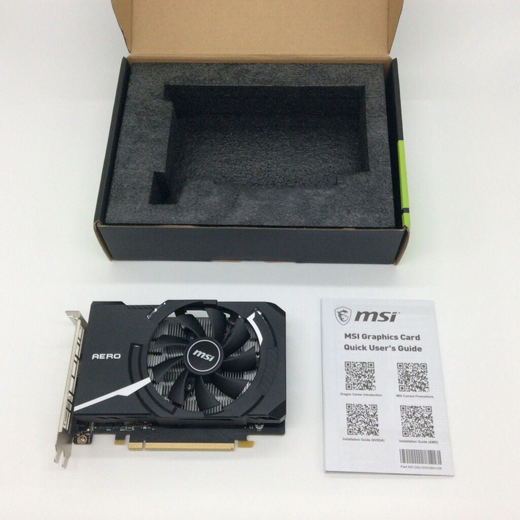 中古 MSI GeForce GTX 1650 D6 AERO ITX OCV1 (GTX1650 4GB) 167817