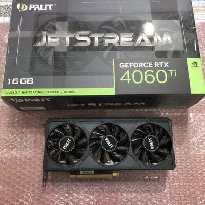 【宮崎恒久店】中古  Palit NE6406T019T1-1061J(RTX4060Ti JetStream 16G) 175543 