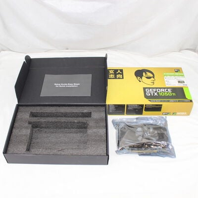 【通販センター】中古  玄人志向 GF-GTX1050Ti-4GB/OC/SF（GTX1050Ti 4GB） 3480035025 