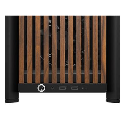 Corsair  FRAME 4000D WOOD RS Black&Walnut CC-9011340-WW (E-ATX ガラス ブラック&ウォルナット) 