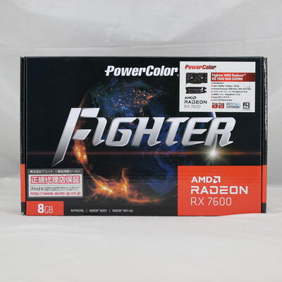 中古  PowerColor Fighter AMD RADEON RX 7600 8GB GDDR6（RX 7600 8GB） 3480033549 