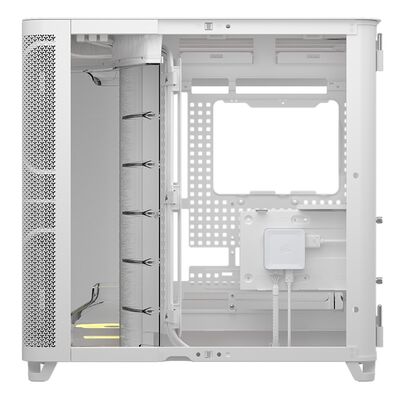 Corsair  AIR 5400 LX-R iCUE LINK Tempered Glass White CC-9011321-WW (E-ATX ガラス ホワイト) 
